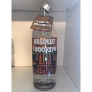 Absolut‎ Vodka Brooklyn Empty - No alcohol 1L Includes TAG